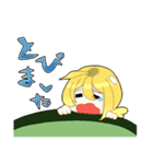 白パーカー君と黒パーカーちゃん（個別スタンプ：6）