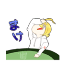 白パーカー君と黒パーカーちゃん（個別スタンプ：10）