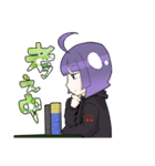 白パーカー君と黒パーカーちゃん（個別スタンプ：12）