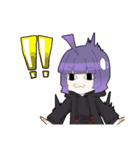 白パーカー君と黒パーカーちゃん（個別スタンプ：17）