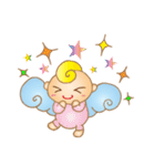 可愛い癒しの天使の丁寧挨拶スタンプ（個別スタンプ：11）