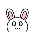 いちごとうさぎのスタンプ（個別スタンプ：9）
