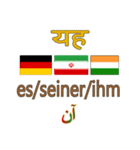 90°8-イラン(ペルシア語)-インド-ドイツ（個別スタンプ：4）