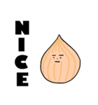 ネイティブな真顔の野菜達（個別スタンプ：3）