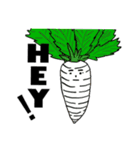ネイティブな真顔の野菜達（個別スタンプ：4）