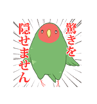 もちまる鳥 コザクラインコ編（個別スタンプ：10）