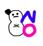 雪だるまくんたち（個別スタンプ：9）