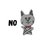 ねこです けど 。（個別スタンプ：2）