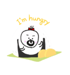 文字でかおもしろスタンプ（個別スタンプ：5）
