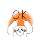 もふもふ「ひつじさん」（個別スタンプ：18）