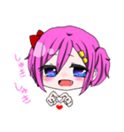ピンクの子。（個別スタンプ：5）