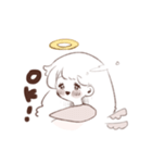 てんしちゃんとあくまちゃん。（個別スタンプ：1）