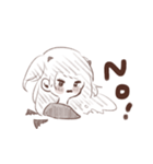 てんしちゃんとあくまちゃん。（個別スタンプ：2）