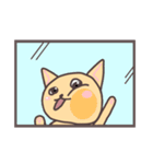 ちょっぴりレトロな色調 ネコロン（個別スタンプ：30）
