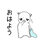 白猫親子2 子猫の日常【夏ver】（個別スタンプ：33）