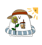 たぴおかおばけ（個別スタンプ：32）