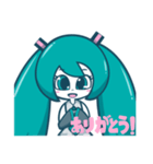 ぴーすの初音ミクスタンプ（個別スタンプ：2）