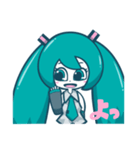 ぴーすの初音ミクスタンプ（個別スタンプ：21）