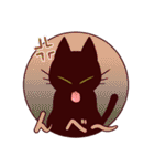 黒猫スタンプちゃん2（個別スタンプ：9）