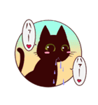 黒猫スタンプちゃん2（個別スタンプ：21）