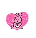 うさぎとおともだちスタンプ（個別スタンプ：1）