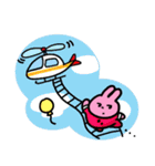 うさぎとおともだちスタンプ（個別スタンプ：34）