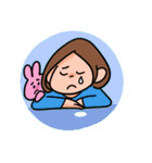 うさぎとおともだちスタンプ（個別スタンプ：40）