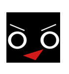 漢字の顔文字スタンプ（個別スタンプ：36）