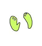 プラナリア文字（個別スタンプ：1）