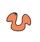 プラナリア文字（個別スタンプ：5）