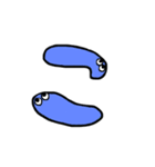プラナリア文字（個別スタンプ：6）