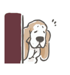 老犬バセットの日常。（個別スタンプ：11）