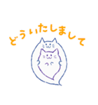 毎日使える♪ゆる幽霊ねこさん（個別スタンプ：9）