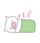 しろぶたさんの生活（個別スタンプ：14）