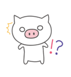 しろぶたさんの生活（個別スタンプ：16）