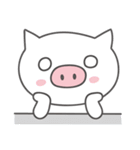 しろぶたさんの生活（個別スタンプ：19）