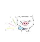 しろぶたさんの生活（個別スタンプ：24）