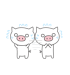 しろぶたさんの生活（個別スタンプ：35）