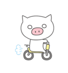 しろぶたさんの生活（個別スタンプ：40）