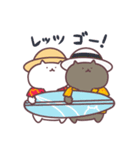 夏のにゃんこたち（個別スタンプ：1）