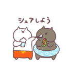 夏のにゃんこたち（個別スタンプ：19）