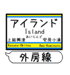 外房線 駅名 シンプル＆気軽＆いつでも（個別スタンプ：24）