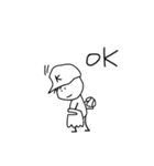 野球棒人間【K】（個別スタンプ：5）