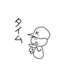 野球棒人間【K】（個別スタンプ：32）