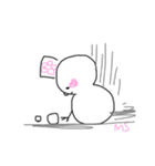 ゆきだるまりな（個別スタンプ：6）