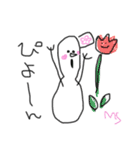 ゆきだるまりな（個別スタンプ：10）