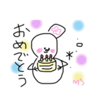 ゆきだるまりな（個別スタンプ：12）