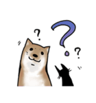 しばいぬとくろねこ（個別スタンプ：29）