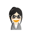 真面目女子のビジネス専用スタンプ（個別スタンプ：33）