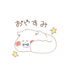 しろもこにゃんこ（個別スタンプ：6）